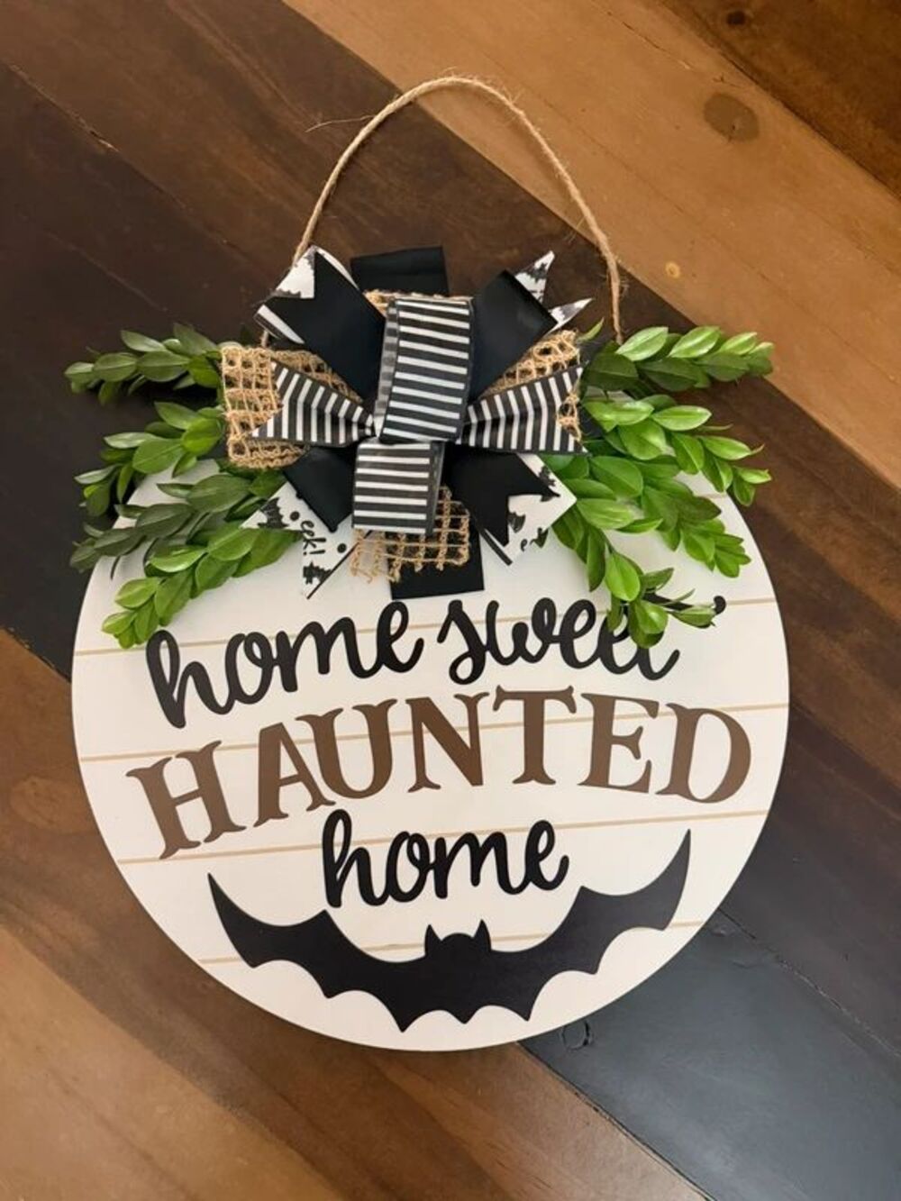 New! Halloween Decorative Door Sign